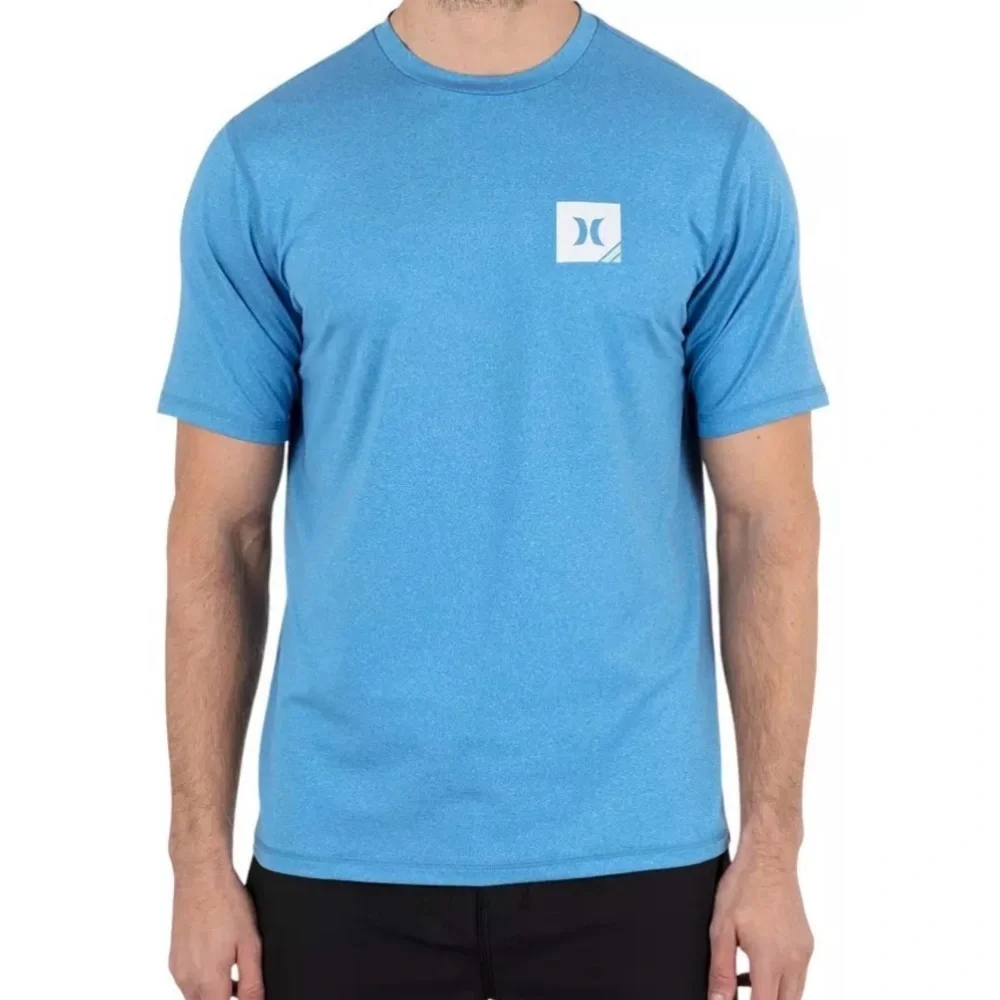 NWOT HURLEY Corner Hybrid UPF Short Sleeve Rashguard